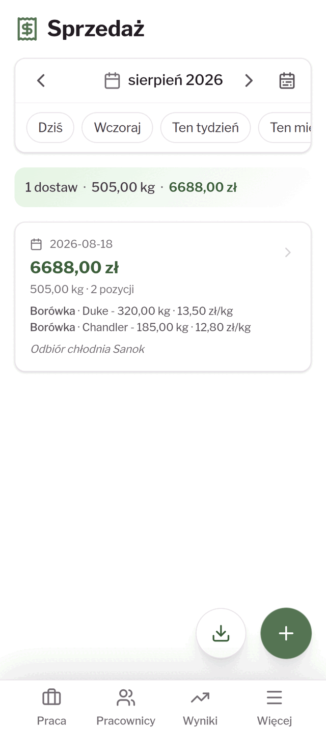 Harvest registration screen in the Harvest Wisely app (5)